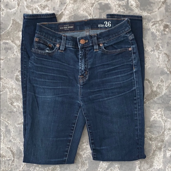 J Crew Dark Wash Skinny Jeans - Picture 3 of 3